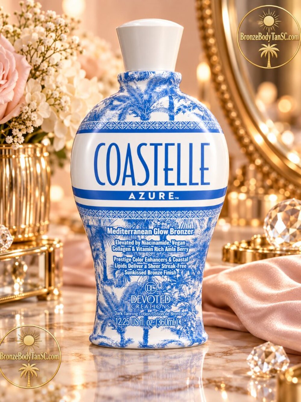 ☀️Coastelle Azure☀️ Devoted Creations - Mediterranean-inspired - Tanning Lotion